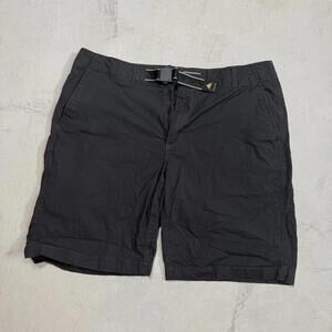 Burton Shorts Mens 34 Black MB Ridge Belted Cargo Pocket Board Outdoor Gorp Y2K